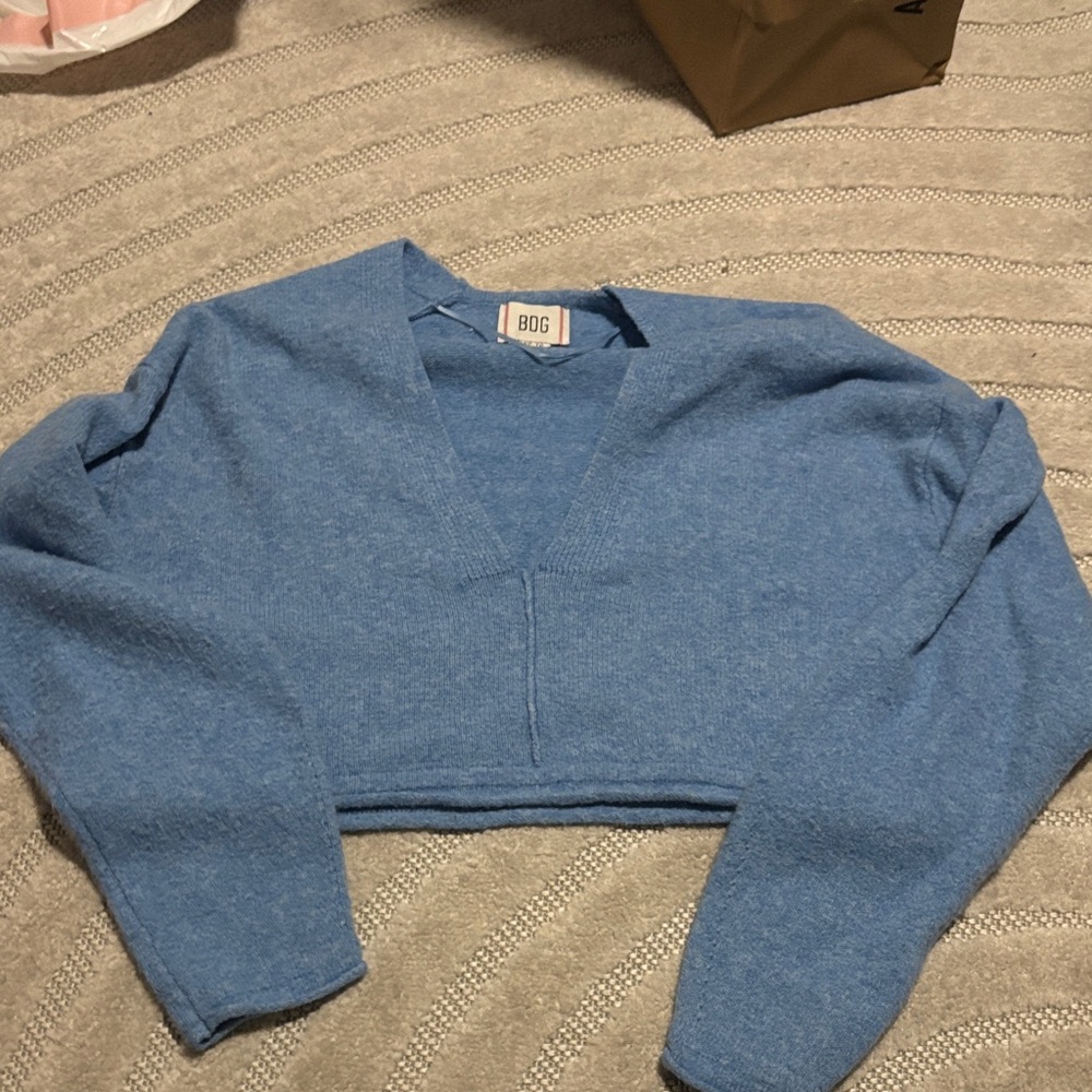 BDG Blue Crop Top